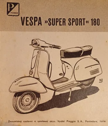 Vespa  -super sport- 180