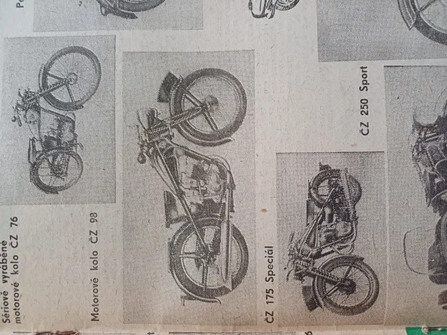Motocykl Jawa, ČZ  - fotogalerie