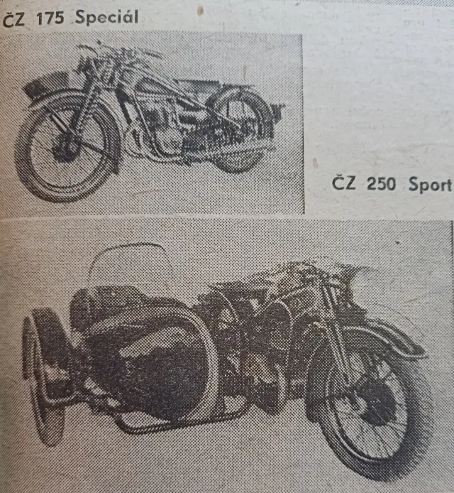 Motocykl Jawa, ČZ  - fotogalerie