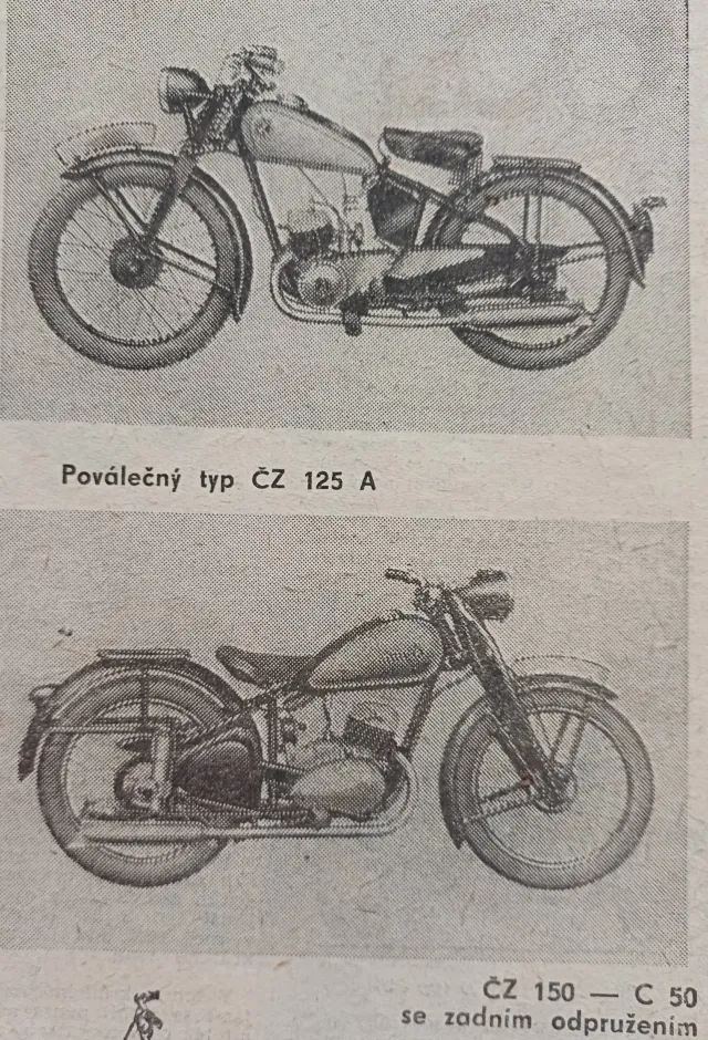 Motocykl Jawa, ČZ  - fotogalerie