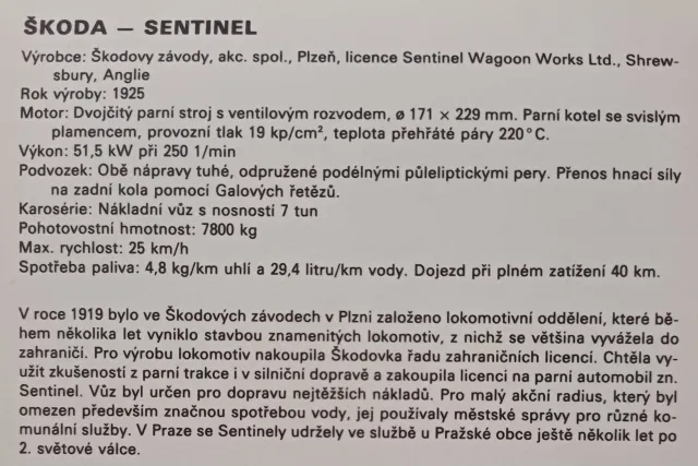 Škoda- Sentinel - fotogalerie