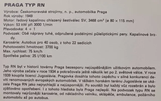 Praga typ RN - fotogalerie