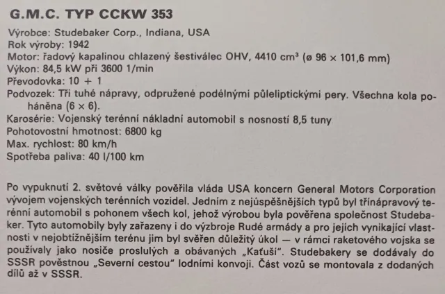 G.M.C. typ CCKW 353 - fotogalerie