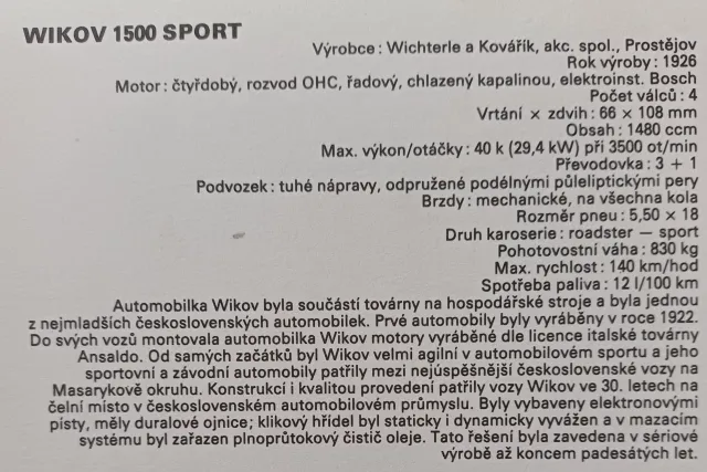 Wikov 1500 Sport - fotogalerie