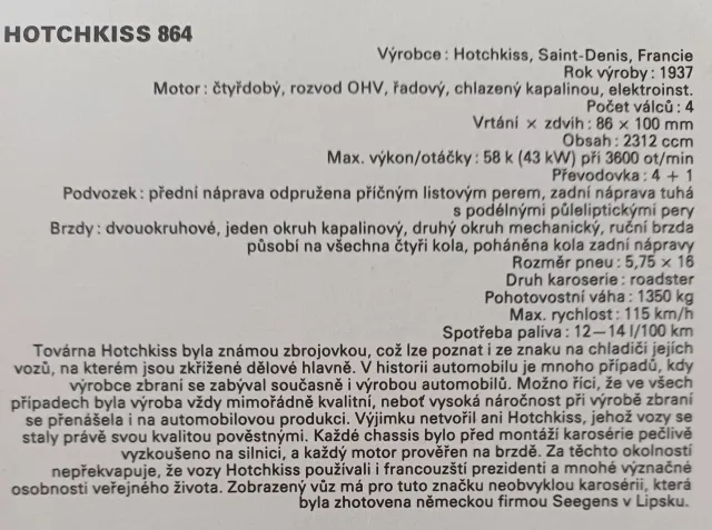 Hotchkiss 864 - fotogalerie
