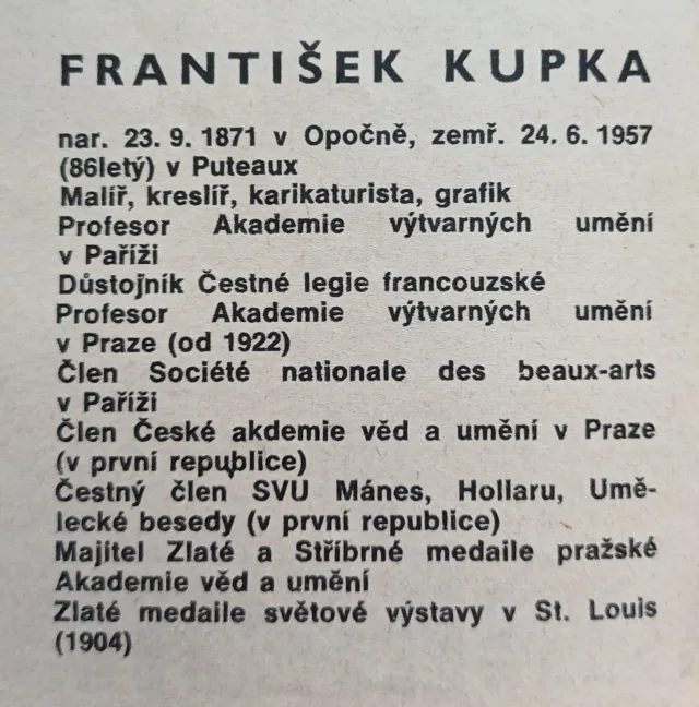František Kupka  - fotogalerie