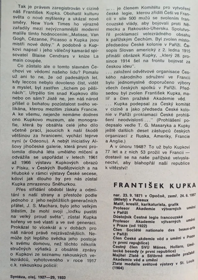 František Kupka  - fotogalerie