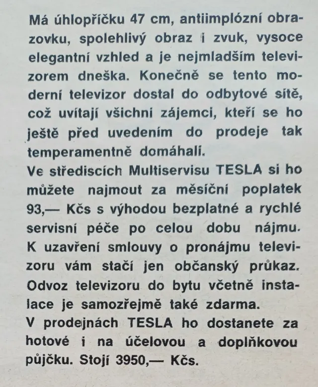 Retro televize  - fotogalerie