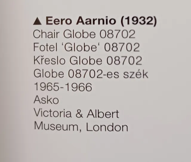 Eero Aarnio  - fotogalerie