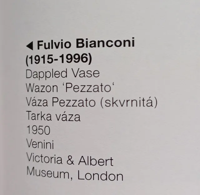 Váza Pezzato - fotogalerie