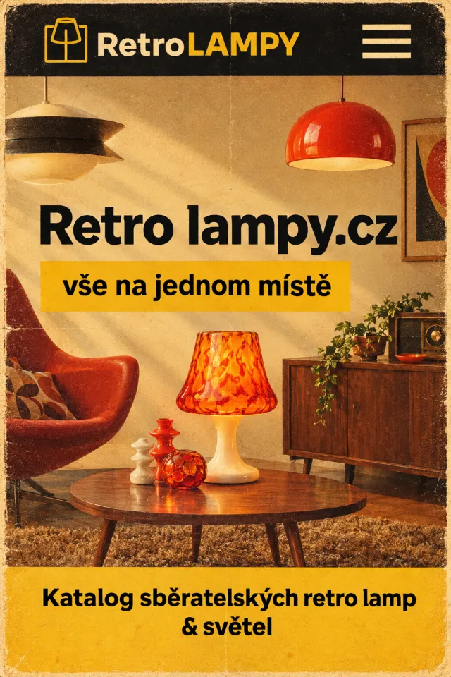 Retro lampy  - fotogalerie