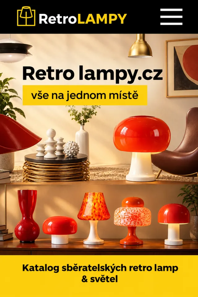 Retro lampy  - fotogalerie